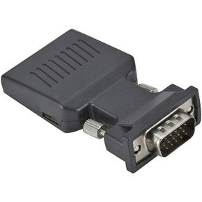 V/GA to HDMI-Compatible Converter with 3.5mm Conversion Cable 1080P FHD Video Output for and Clear Visuals and Sound in Kuwait