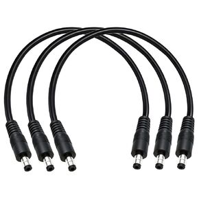 2 قطعة 6.6ft DC 5.5mm x 2.5mm ذكر إلى ذكر كابل تمديد الطاقة، 14AWG 12V 24V DC سلك الطاقة لكاميرا CCTV، شاشة الطاقة الشمسية، الألواح الشمسية in Kuwait
