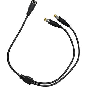 كابل مقسم الطاقة DC 5.5 × 2.5 مم، 3 حزم، 1 إلى 3 طرق 18AWG 12V/24V 10A تيار عالٍ متوافق مع كاميرا CCTV، DVR للأمان، شاشة LCD، الكمبيوتر المحمول، جهاز التوجيه، 2.3 قدم in Kuwait