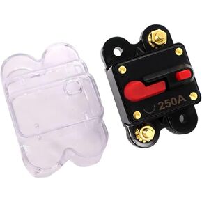 XMKT 50A 60A 80A 100A 150A 200A 250A 300A 12-48V Car Audio Amplifier Circuit Breaker Fuse Holder Stereo Amplifier Refit(200A) in Saudi Arabia