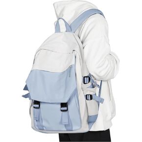 coowoz School Backpack for Men Women College Bookbag Waterproof Lightweight Black Backpack Mochilas Book Bag Rucksack Casual Daypack School Bag for Boys Girls in Kuwait