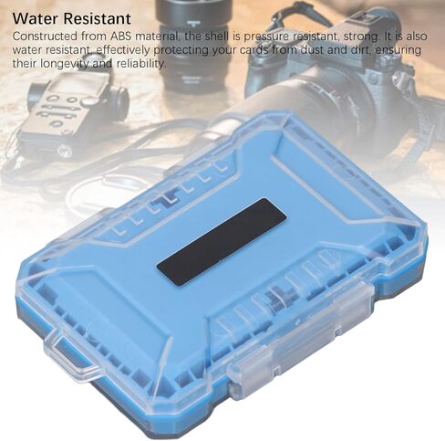 VBESTLIFE Memory Card Case, Professional Water Proof and Anti Shock, for 4 x Type B, 4 x Type A, 4 x Storage Card, 12 x Memory Card, 5 x SIM Card (Orange) in Saudi Arabia