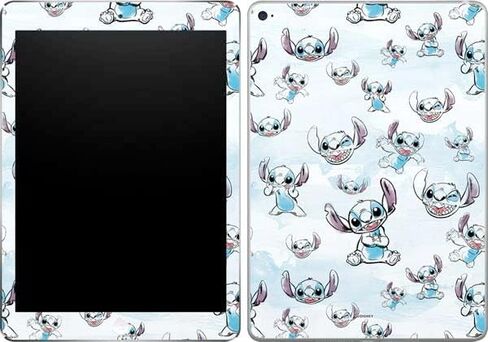 ملصق Skinit للكمبيوتر اللوحي متوافق مع iPad Air 2 - تصميم Disney Lilo and Stitch Pineapple Stitch المرخص رسميًا in Kuwait