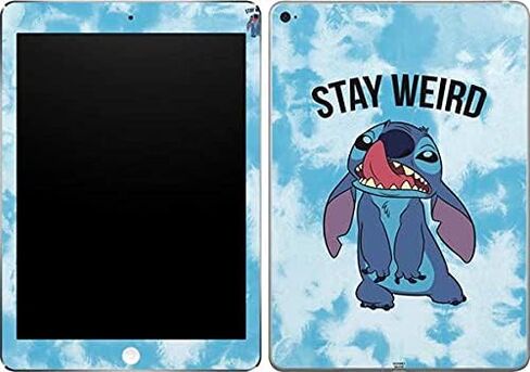 ملصق Skinit للكمبيوتر اللوحي متوافق مع iPad Air 2 - تصميم Disney Lilo and Stitch Pineapple Stitch المرخص رسميًا in Kuwait