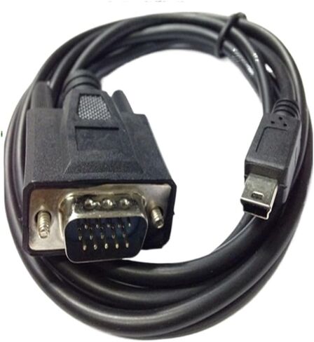 M1ni USB ذكر 5 دبوس إلى V/GA ​​D-SUB 15 دبابيس ذكر كابل محول للجوال DVD EVD 1.5 متر in Saudi Arabia