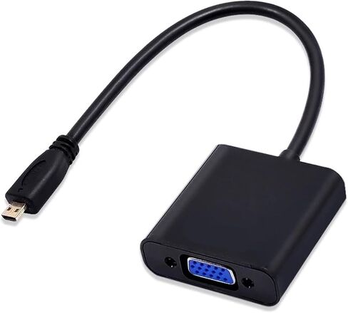 HDMI Input to V/GA Output Connector m;ic/ro HDMI to V/GA Cable Adapter 1080P for Camera PC HDTV P;S/4 Projector TV in Saudi Arabia