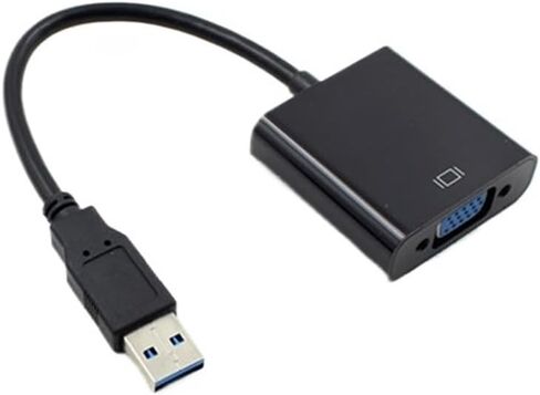 USB 3.0 to V/GA Adapter Cable External Graphic Card Video Multi-Display Converter Adapter for 7 8 10 PC in Saudi Arabia