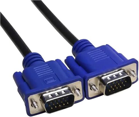1.5m/3m/5m/10m/15m/20m/25m Male to Male V/GA Extension Cable Cord for PC Computer M>oni>tor Projector(10m) in Saudi Arabia