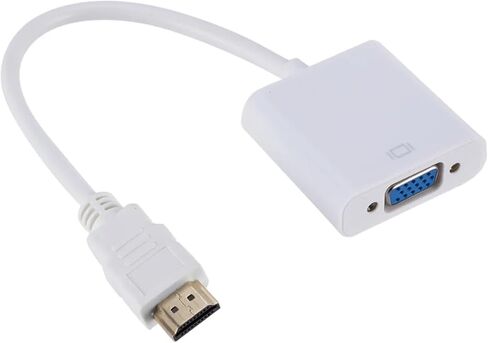 HDMI-Compatible to V/GA Adapter Full HD 1080P Digital to Analog Converter Cable for P;S/4 PC Laptops TV Box to Projector Displayer(Black) in Saudi Arabia