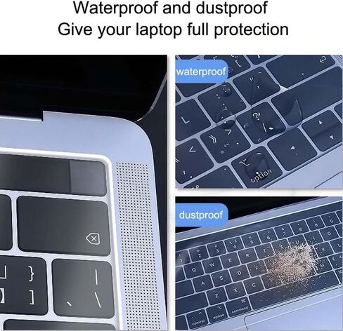 Silicone Keyboard Protector for 12-14 in Laptops, Waterproof and Dustproof Cover,Flexible Film, Dustproof Keyboard Film, Flexible Keyboard Protector|Durable Keyboard Film, Easy to Clean in Saudi Arabia