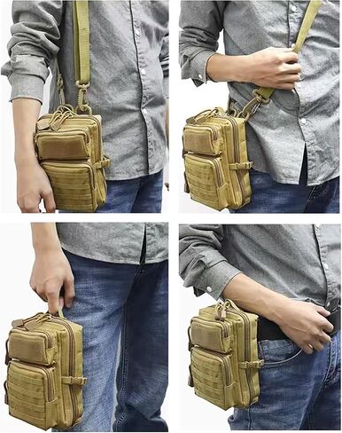 Tactical Molle Utility Pouch, EDC Tool Pouch Tactical Phone Pouches Mini Waist Pouches in Saudi Arabia