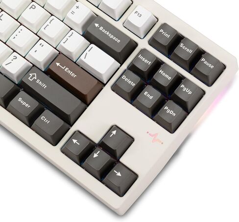 KEEBMONKEY WOBKEY Crush 80 Beta CNC Aluminum Quick-Disassembly Ball-Catch Mount Triple-Mode Connectivity Gaming Mechanical Keyboard with HMX Frost Jade Switch and BSUN Arctic Switch (Pro White) in Saudi Arabia