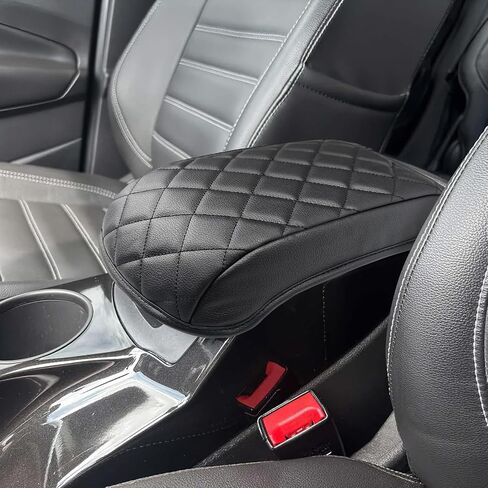 غطاء ذراعي وحدة التحكم المركزية لعام 2013 2014 2015 2016 Ford Escape & C-Max SUV Accessories ، غطاء راحة ذراع جلد نباتي للسيارة ، واقي مخصص في صندوق المقعد. in Saudi Arabia