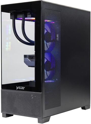 كمبيوتر Skytech Gaming Azure 3 Plus للألعاب، Intel i7 14700F 2.1 جيجا هرتز، NVIDIA RTX 5070 12 جيجا، 2 تيرابايت Gen4 NVMe SSD، 16 جيجا DDR5 RAM 6000، 850 وات Gold ATX 3 PSU، 360 ARGB AIO، Wi-Fi، Win 11، سطح المكتب in Saudi Arabia