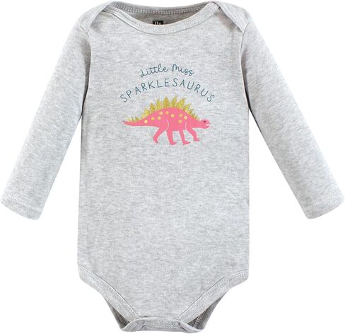 Hudson Baby baby girls Cotton Long-sleeve Bodysuits Bodysuit, Aviation, 18-24 Months US in Saudi Arabia