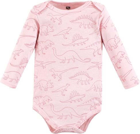 Hudson Baby baby girls Cotton Long-sleeve Bodysuits Bodysuit, Aviation, 18-24 Months US in Saudi Arabia