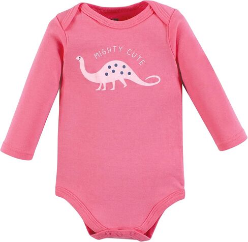 Hudson Baby baby girls Cotton Long-sleeve Bodysuits Bodysuit, Aviation, 18-24 Months US in Saudi Arabia