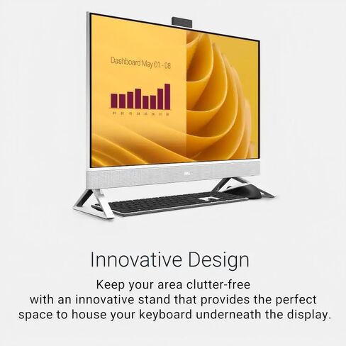 Dell Inspiron 7730 All in One Touchscreen Desktop Computer, Intel 10-Core 7 150U (Max 5.4GHz), 27" FHD Display, 32 GB DDR5, 1 TB SSD, NVIDIA MX570A, Windows 11 Pro, Wi-Fi 6E, Wireless KB Mouse Set in Saudi Arabia