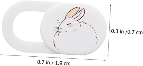 3Pcs Cartoon Webcam Cover Set Privacy Protection for Tablets and Phones Ultra-Thin Slider for Use in Saudi Arabia