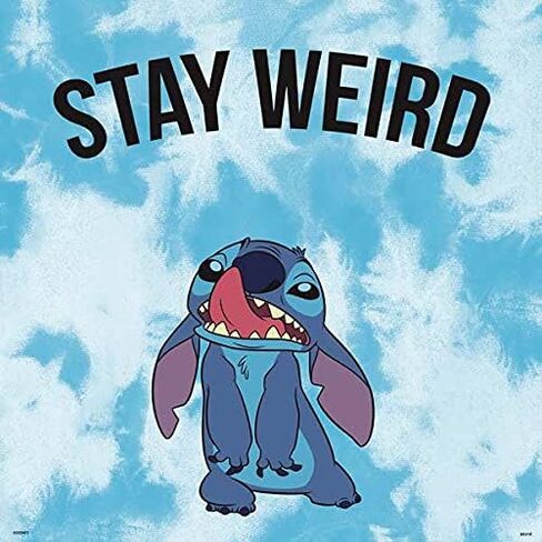 ملصق Skinit المخصص للألعاب متوافق مع وحدة تحكم PS4 - تصميم Disney Lilo and Stitch Stay Weird المرخص رسميًا in Saudi Arabia