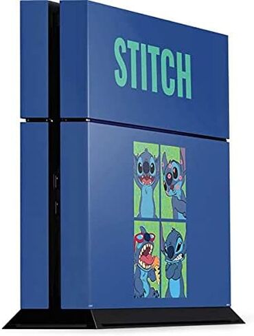 ملصق Skinit المخصص للألعاب متوافق مع وحدة تحكم PS4 - تصميم Disney Lilo and Stitch Stay Weird المرخص رسميًا in Saudi Arabia