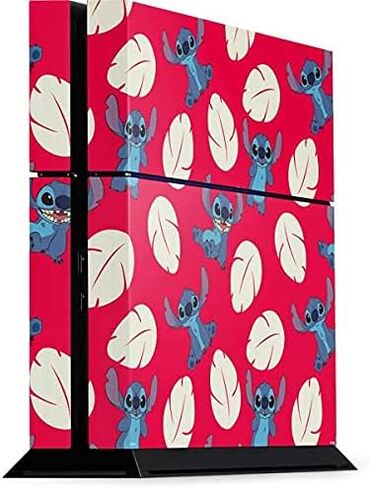 ملصق Skinit المخصص للألعاب متوافق مع وحدة تحكم PS4 - تصميم Disney Lilo and Stitch Stay Weird المرخص رسميًا in Saudi Arabia