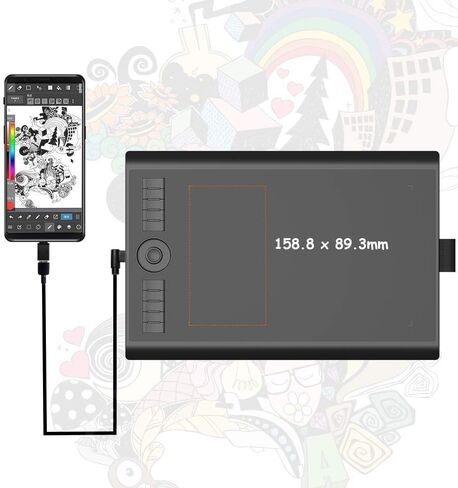 GAOMON M10K PRO Drawing Tablet & GAOMON Two-Finger Glove in Saudi Arabia