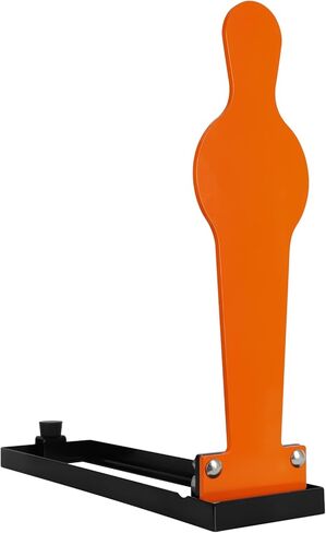 Highwild 28 "AR500 Steel 3/8" هدف بوبر لإعادة ضبط تلقائي سميك لإطلاق النار بالمسدس والبندقية - برتقالي in Kuwait