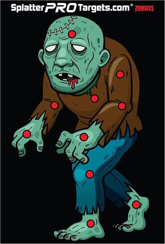 أهداف زومبي سبلاتر، 12×18. انفجرت الطلقات مع بقع ساطعة عند الاصطدام. شاهد على الفور نجاحاتك وأخطائك! in Kuwait