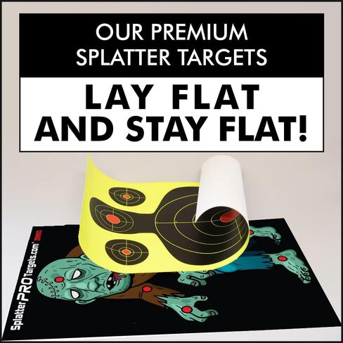 أهداف زومبي سبلاتر، 12×18. انفجرت الطلقات مع بقع ساطعة عند الاصطدام. شاهد على الفور نجاحاتك وأخطائك! in Kuwait