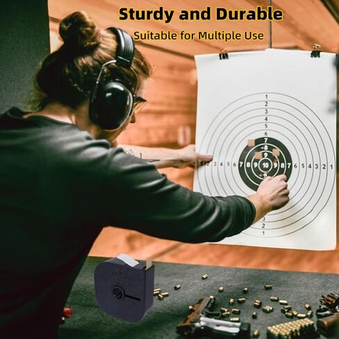 صندوق توزيع الملصقات المستهدفة مع ملصقات مستهدفة، سهولة الوصول والتخزين، ملصقات أهداف ذاتية اللصق لنطاق التصوير، تستهدف رقع إصلاح الورق المقوى، مثالية لـ USPSA، IPSC، IDPA in Kuwait
