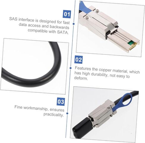 كابل Sff إلى Sff Mini SAS اتصال عالي البيانات لخوادم محطات العمل لمشاريع DIY حتى معدل النقل in Kuwait