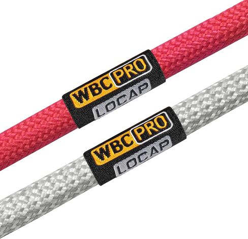 زوج كبل RCA إلى XLR (ذكر) بطول 8 أقدام - WBC-PRO-LOCAP منخفض السعة (14pF/قدم) 22 AWG لعشاق الصوت فائق الصمت وكابل توصيل صوتي بدرجة احترافية - مقابس أمفينول وسترات تويد حمراء وفضية in Saudi Arabia