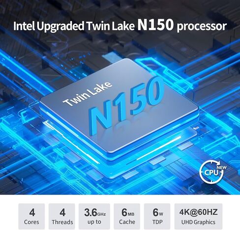 SJRC Mini PC 2x10 GbE RJ45, Firewall Appliance N150 (Upgraded N100) 8G DDR5 RAM 128G SSD, Dual i226V 2.5 Gbit LAN, S7 Pro OPNsense Micro Computer, 2xNVMe, 2xHD, Type-C, TF in Saudi Arabia