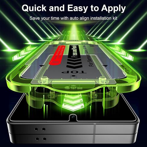 Esanik [2+2 واقي شاشة للخصوصية لهاتف Samsung Galaxy S25 Ultra 6.9 بوصة مضاد للتجسس PET (ليس زجاجًا) مع إطار سهل التركيب + واقي عدسة الكاميرا متوافق مع معرف بصمة الإصبع in Kuwait