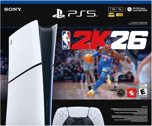 الإصدار الرقمي من PlayStation 5 – حزمة NBA 2K26 (رفيعة) in Saudi Arabia