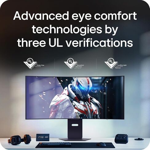 LG Ultragear 39GX900A-B 39" OLED Curved WQHD Gaming Monitor - 240Hz, 0.03ms, G-SYNC & FreeSync Premium Pro, HDMI 2.1, DisplayPort 1.4, USB-C, VESA, Anti-Glare, HDR True Black, 800R Curve in Saudi Arabia