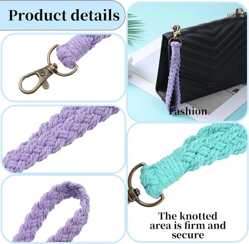 3 Pcs Phone Wrist Strap, CellPhone Lanyard with Tether Tab, Wrist Phone Lanyards, Universal Smartphone Wristlet Keychain for Women Men in Kuwait