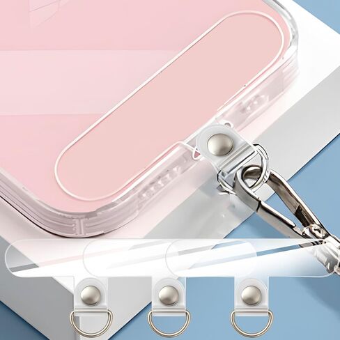 Smartphone Replaceable Tether Tab Portable Phone Anti-lost Lanyard Patch Phones Strap Hanging Hoop Clips in Saudi Arabia