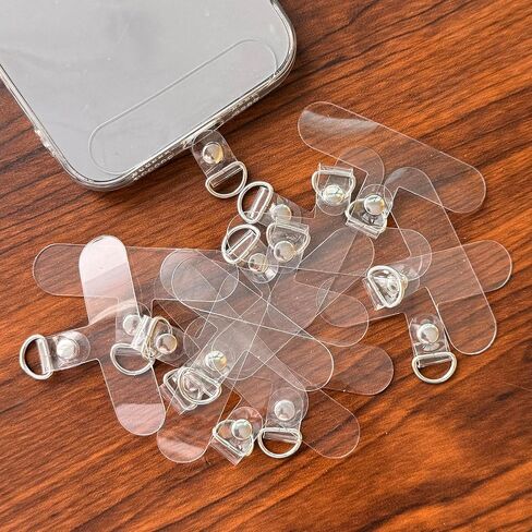 Smartphone Replaceable Tether Tab Portable Phone Anti-lost Lanyard Patch Phones Strap Hanging Hoop Clips in Saudi Arabia