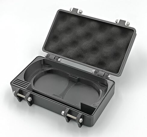 حقيبة حمل واقية متينة لجهاز PSP 1000 - تحمل 4 ألعاب، 4 بطاقات ذاكرة، كابل شحن USB in Kuwait