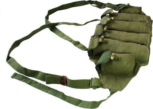 Reproduction Green Chinese Type 81 Type Chest Rig 6 Pockets Magazine Bag Pouch in Saudi Arabia