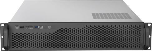 هيكل خادم Rosewill 2U Rackmount | دعم GPU أفقي بالحجم الكامل | متوافقة مع اللوحة الأم ATX | يدعم ما يصل إلى 6X 3.5 HDD Bays | مراوح 5 × 80 مم PWM | يو اس بي 3.2 تايب سي | آر إس في-Z2006 in Kuwait