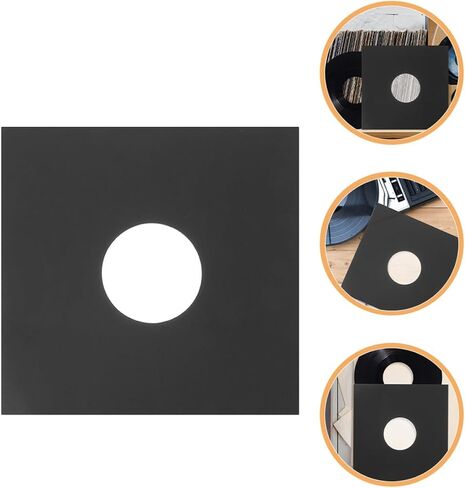12-Inch Vinyl Record Jackets 4-Pack Sturdy Kraft Paper Sleeves for Vinyl Records Protection for Collectors and Music Enthusiasts in Saudi Arabia