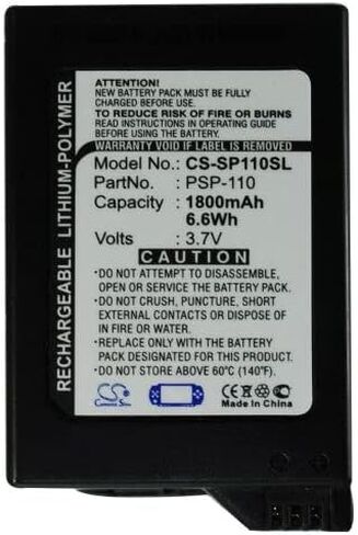 استبدال بطارية VI VINTRONS متوافق مع Sony PSP-1000، PSP-1000G1، PSP-1000G1W، PSP-1000K، in Saudi Arabia