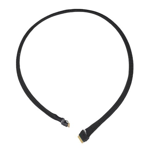 Bewinner SFF 8654 to SFF 8654 Cable, 8i Configuration 24Gbps PCIe 4.0 85 Ohm with Straight Cable Plugs for Servers Storage Systems Workstations in Saudi Arabia