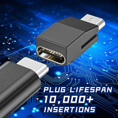 USB-C Charging Adapter Compatible with Logitech G502 Wireless Gaming Mouse | No Dock,Micro-USB to Type-C Converter | Compact & Lightweight Design | Charging & Data Transfer | Model-Specific in Saudi Arabia