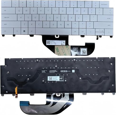 New US Replacement Keyboard for DELL XPS 13 Plus 9320 English gray-white with Backlit in Saudi Arabia