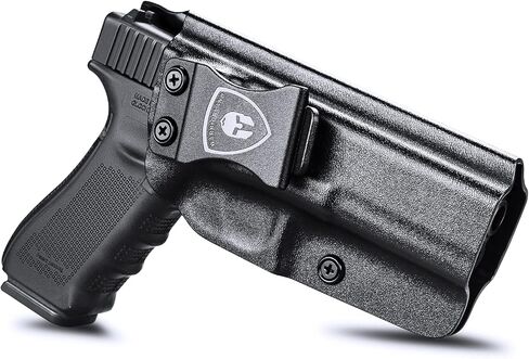 حافظة WARRIORLAND IWB Kydex لـ Glock 17/22/31 - تناسب G17 Gen 1-5، G22 Gen 3-4، G31 Gen 3-5 - لا تناسب G22 Gen 5 - حمل مخفي داخل حزام الخصر، قابل للتعديل والاحتفاظ، اليد اليمنى/اليسرى in Saudi Arabia