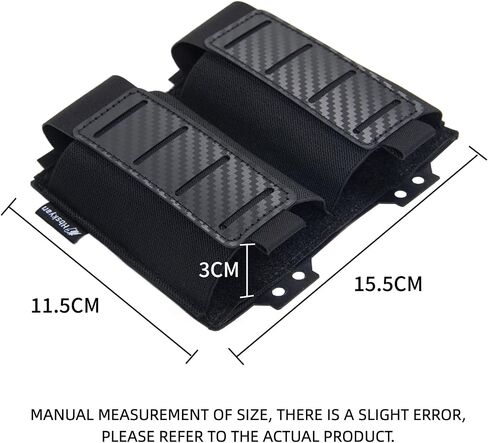 Rifle Magazine Pouch，Double Mag Pouch for AK M4 M16 AR-15 Magazine Pouch 5.56mm MOLLE Magazine Pouch Elastic Rifle Magazine Carrier with Carbon Fiber Patterned PP Plate in Saudi Arabia